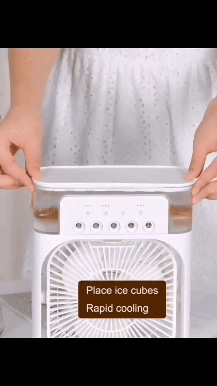 Ice Cooling Fan|مروحة تبريد بالثلج